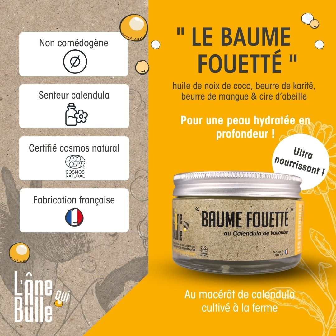 Baume fouetté au Calendula de Vallouise