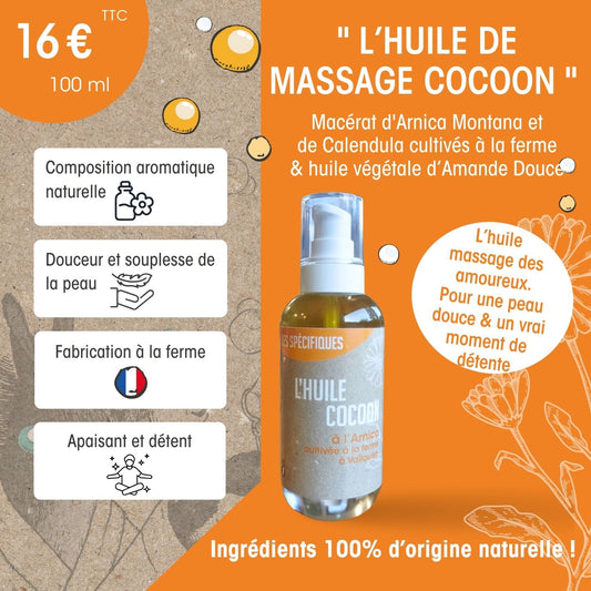 Huile de massage à l'Arnica montana